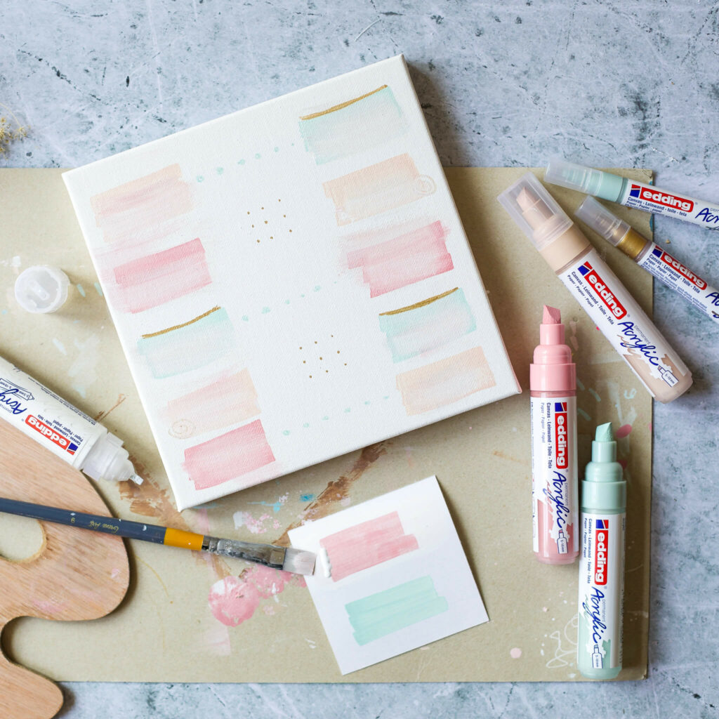 Acrylmalerei mit Acrylmarkern