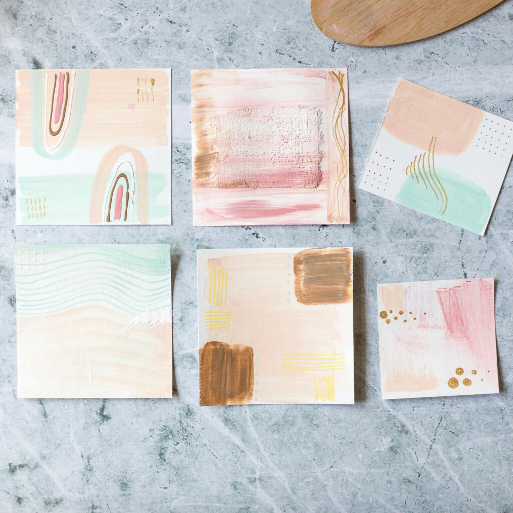 acrylmalerei mit edding