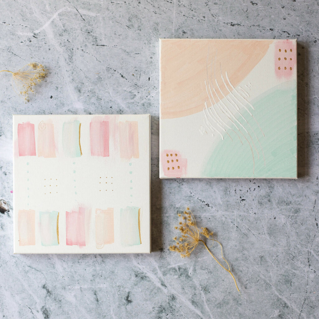 acrylmalerei mit edding