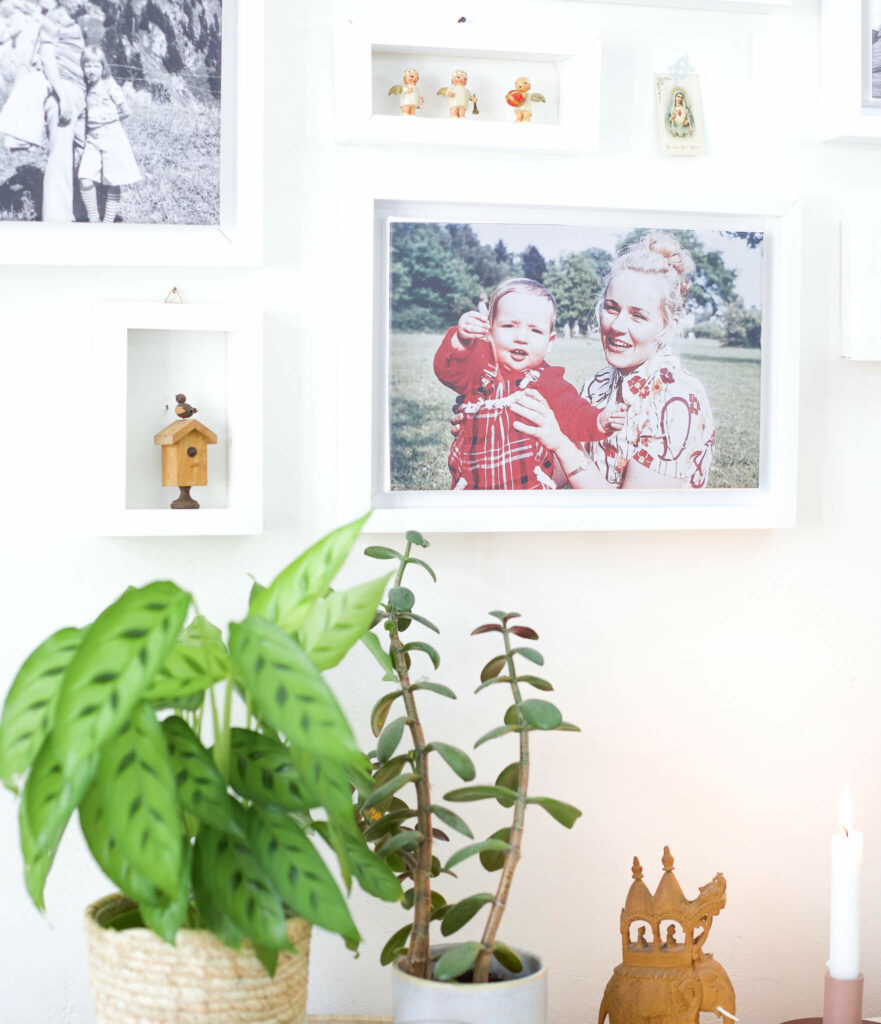 Fotos auf Leinwand drucken und mini diy rahmen