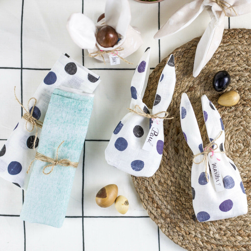 Hasenbeutel aus Stoff nähen