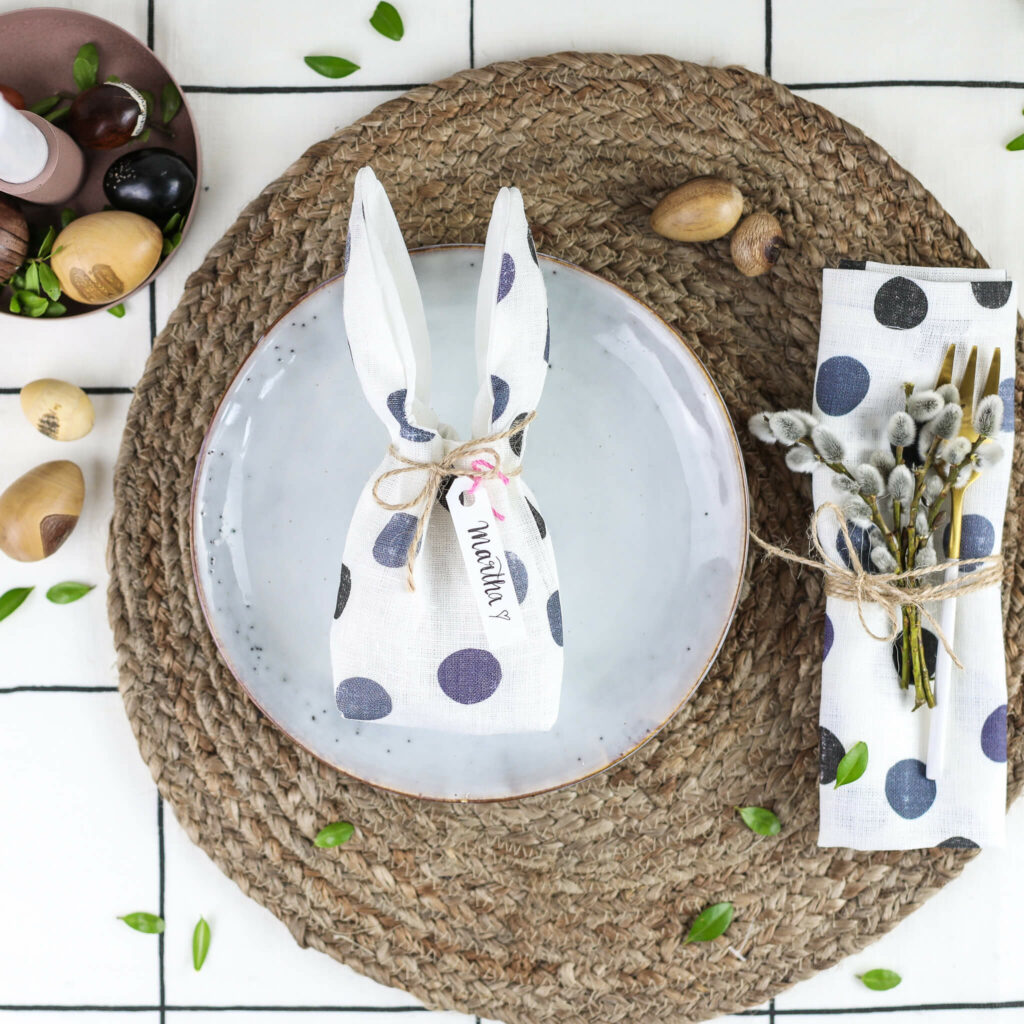 Hasenbeutel aus Stoff nähen