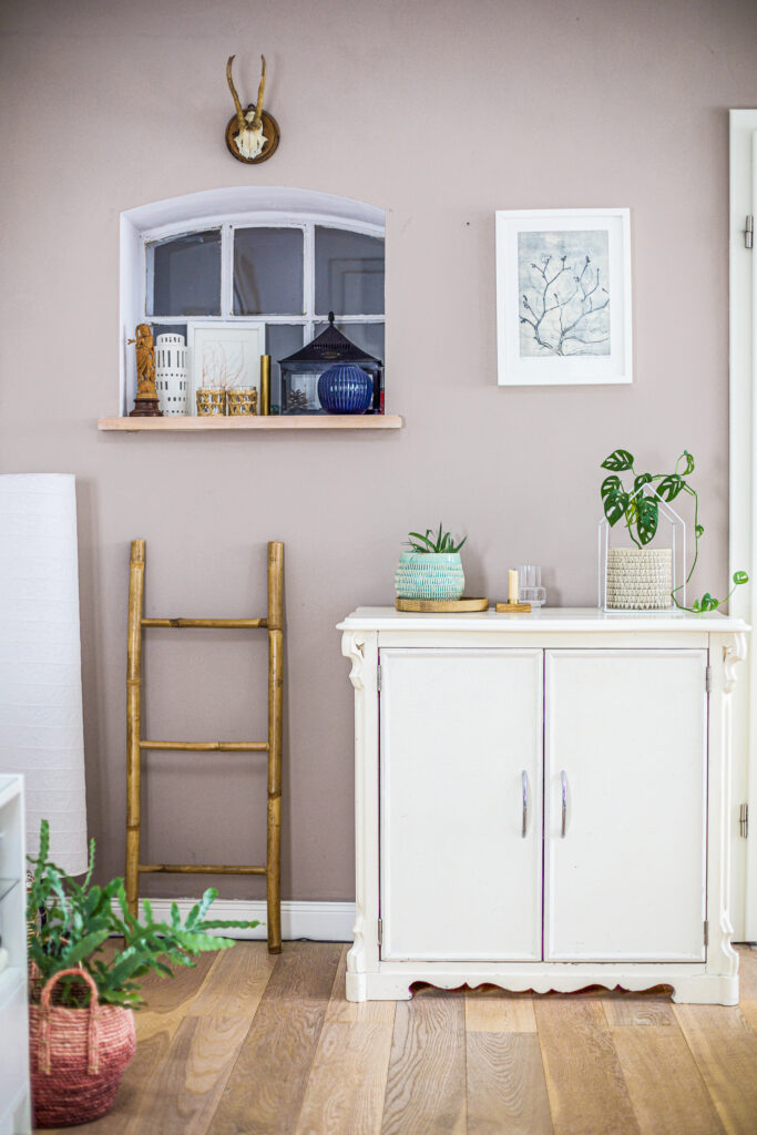 neuer Anstrich für die Wand