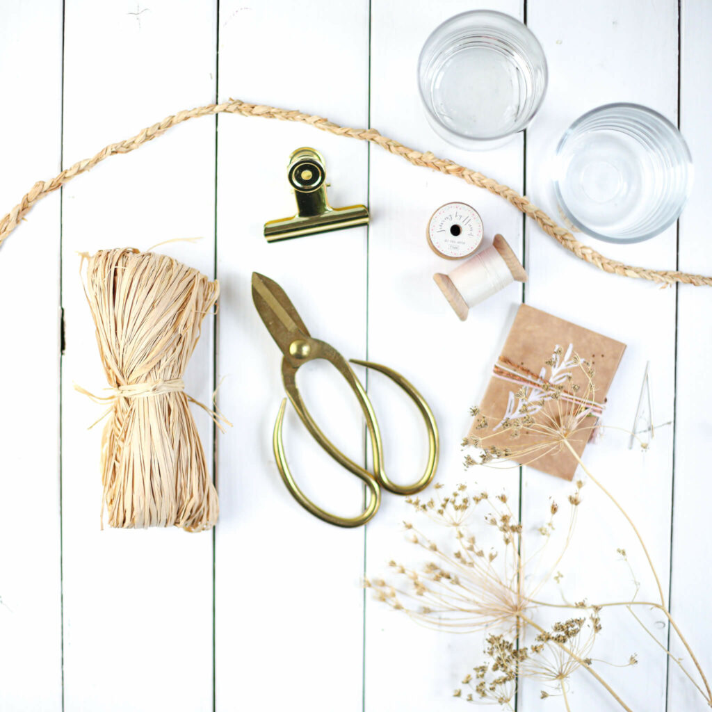 Material für Windlichter in Boho Style