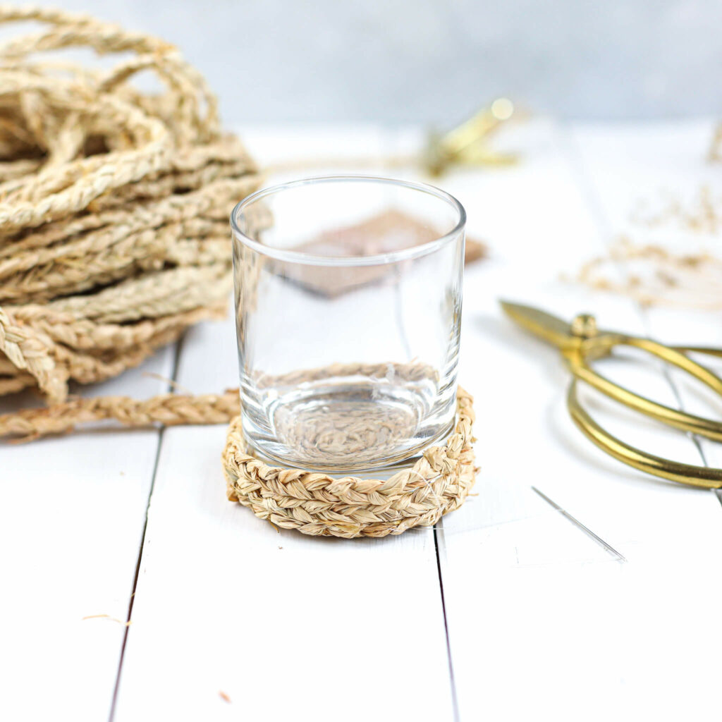 Windlichter aus Naturbast