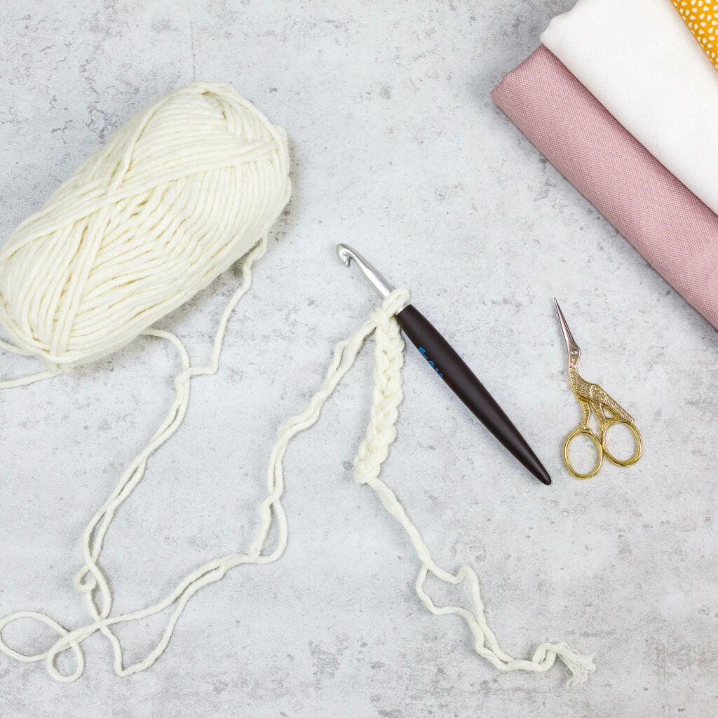 Gehäkelte Bögen für Boho Kissen