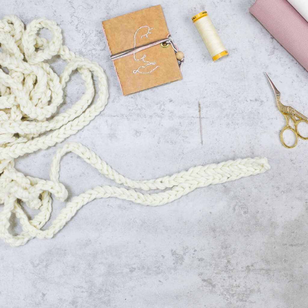 Gehäkelte Bögen für Boho Kissen