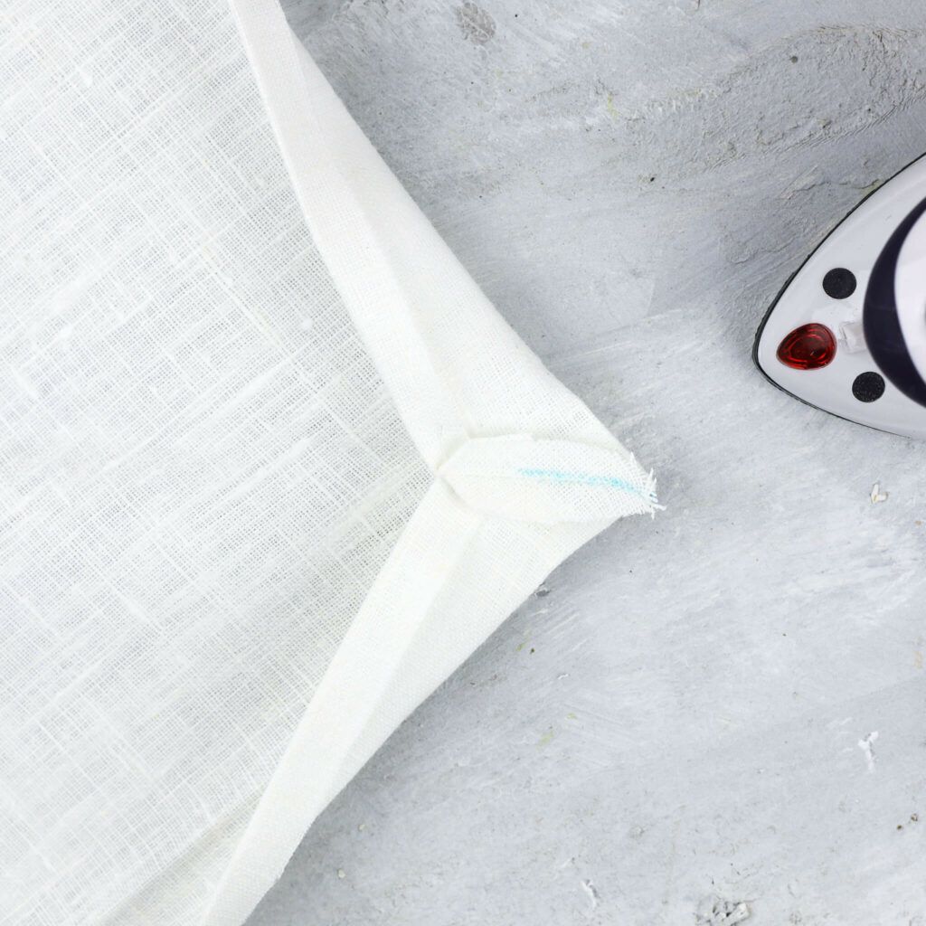 Nähte auseinander bügeln