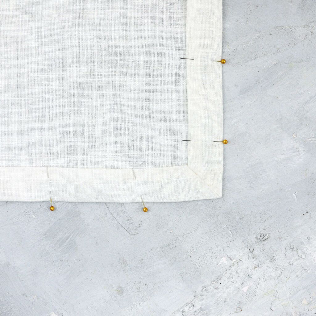 Briefecken nähen mit Anleitung