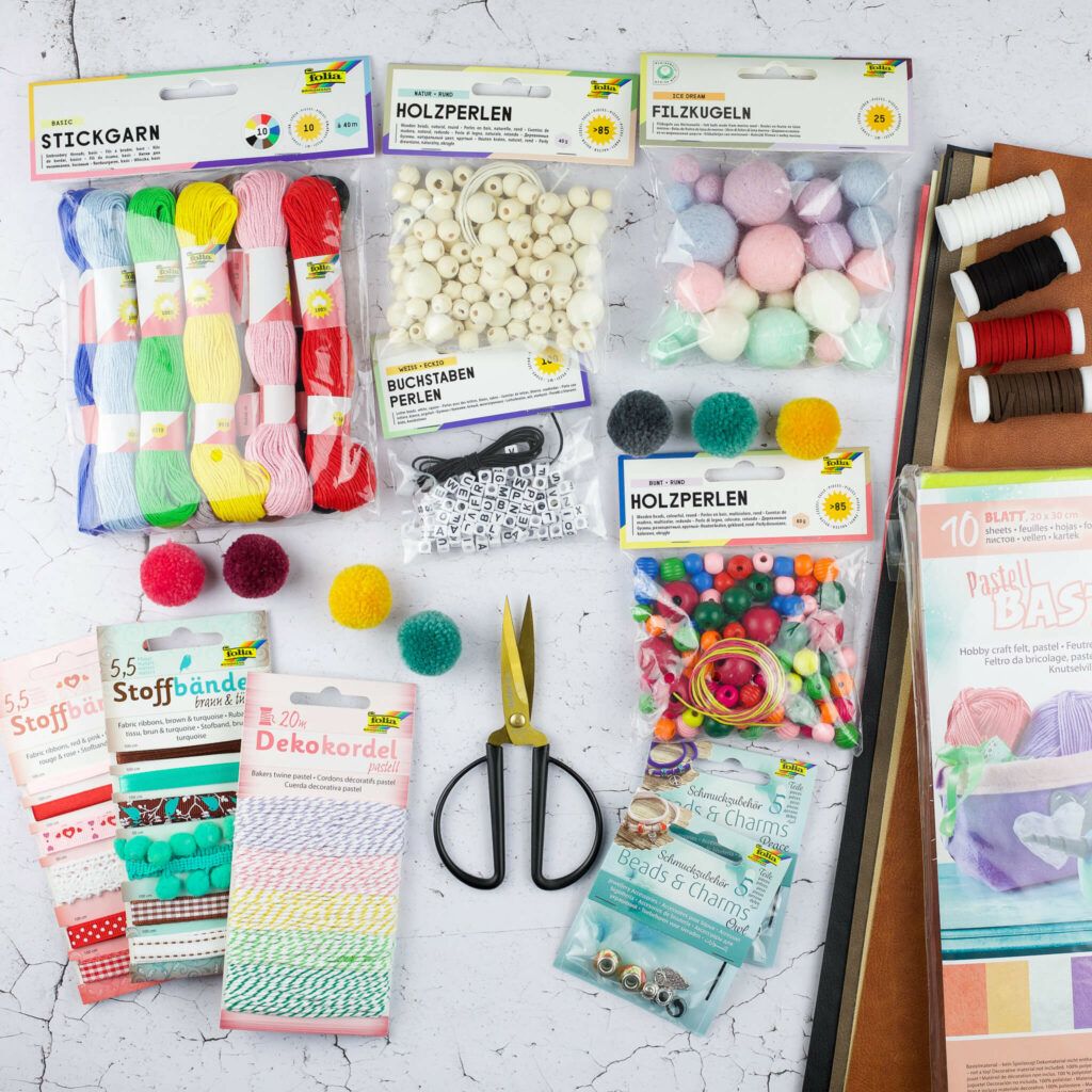 Bastelmaterial für Anhänger Folie