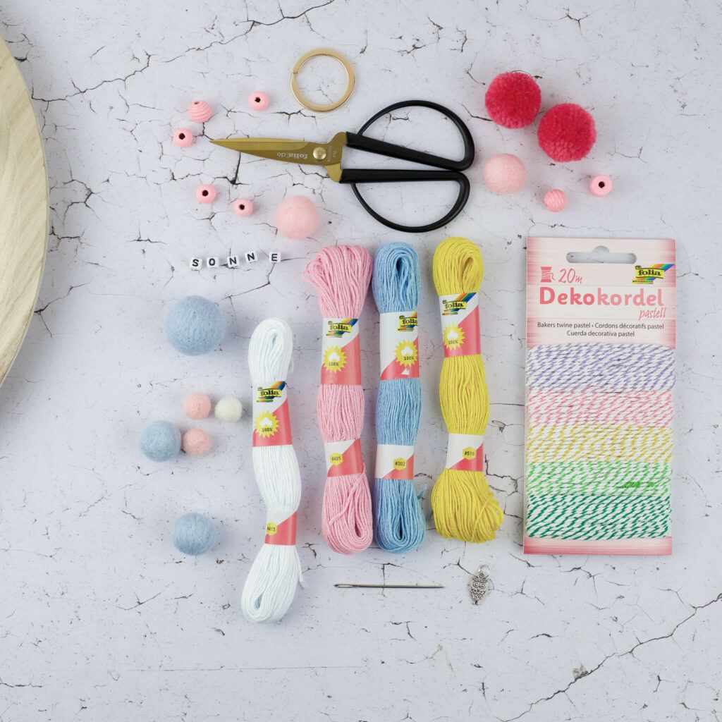 Material für Quasten Anhänger