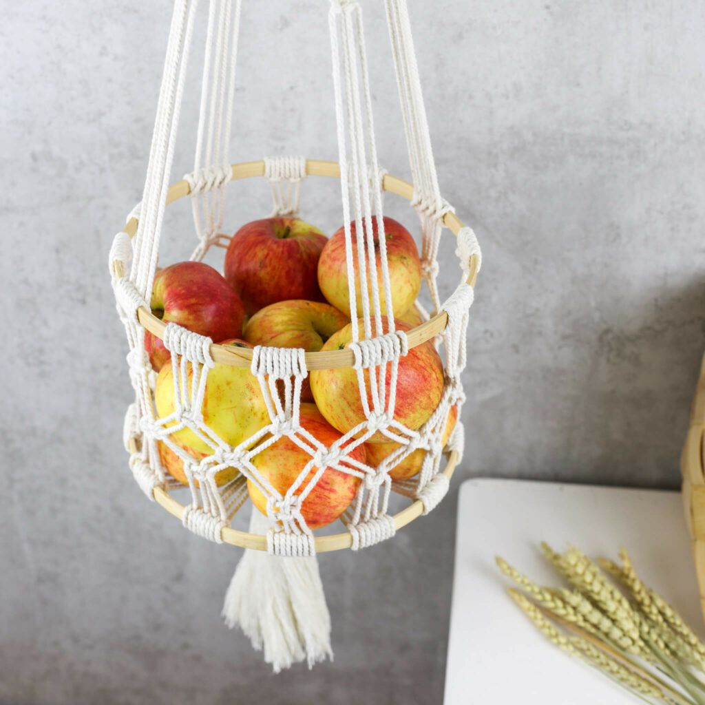 Hängekorb Makramee Anleitung