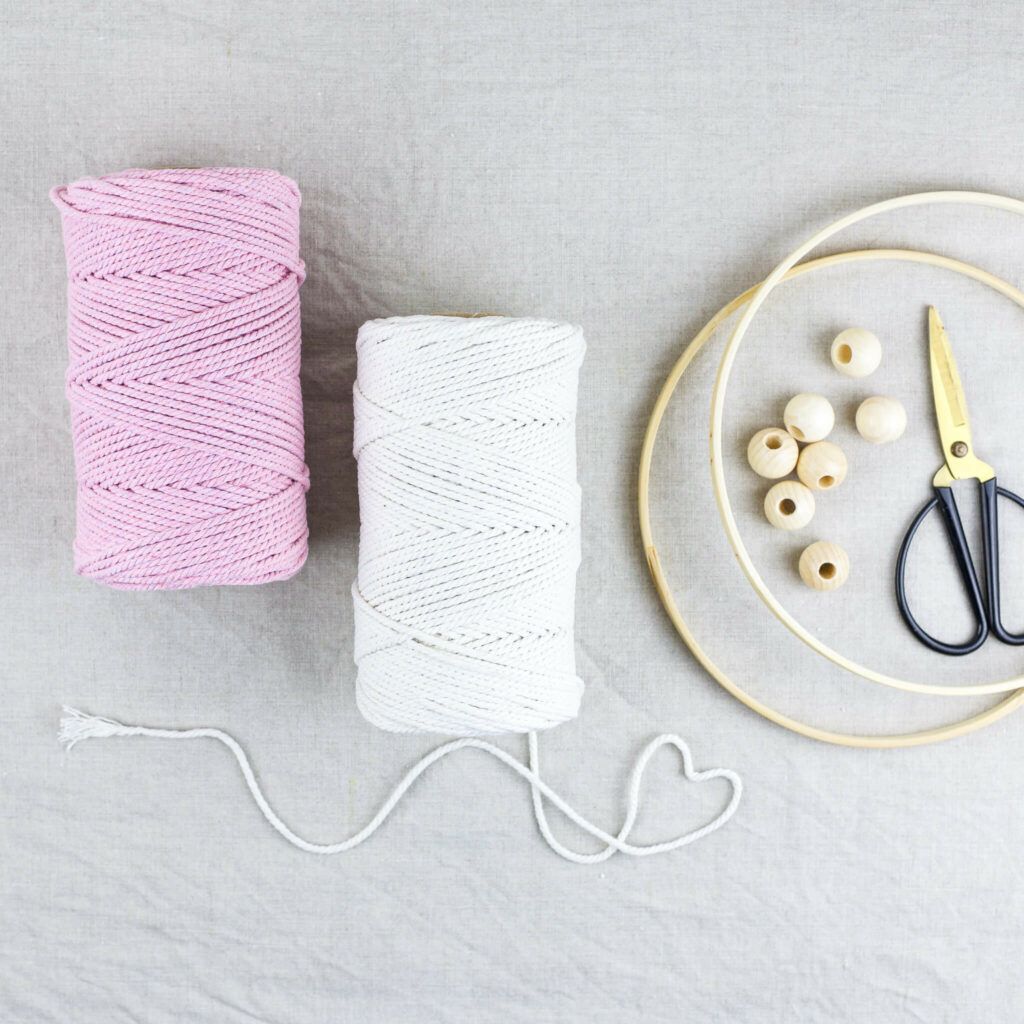 Makramee Garn für Hängekorb