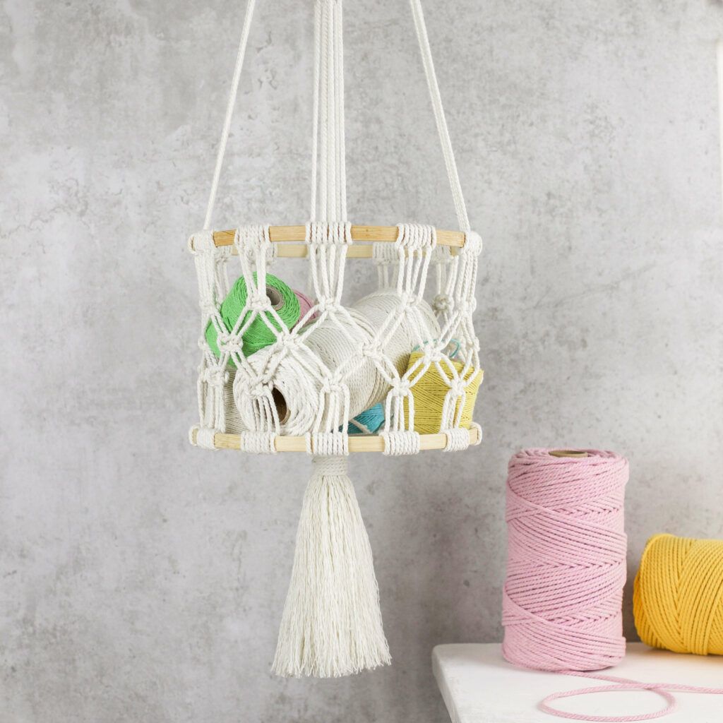 Makramee Hängekorb selber machen mit Anleitung mrsgreenhouse