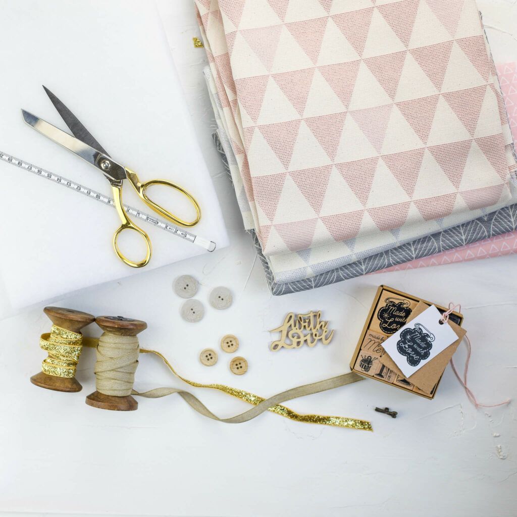 Material für Memoboard aus Stoff