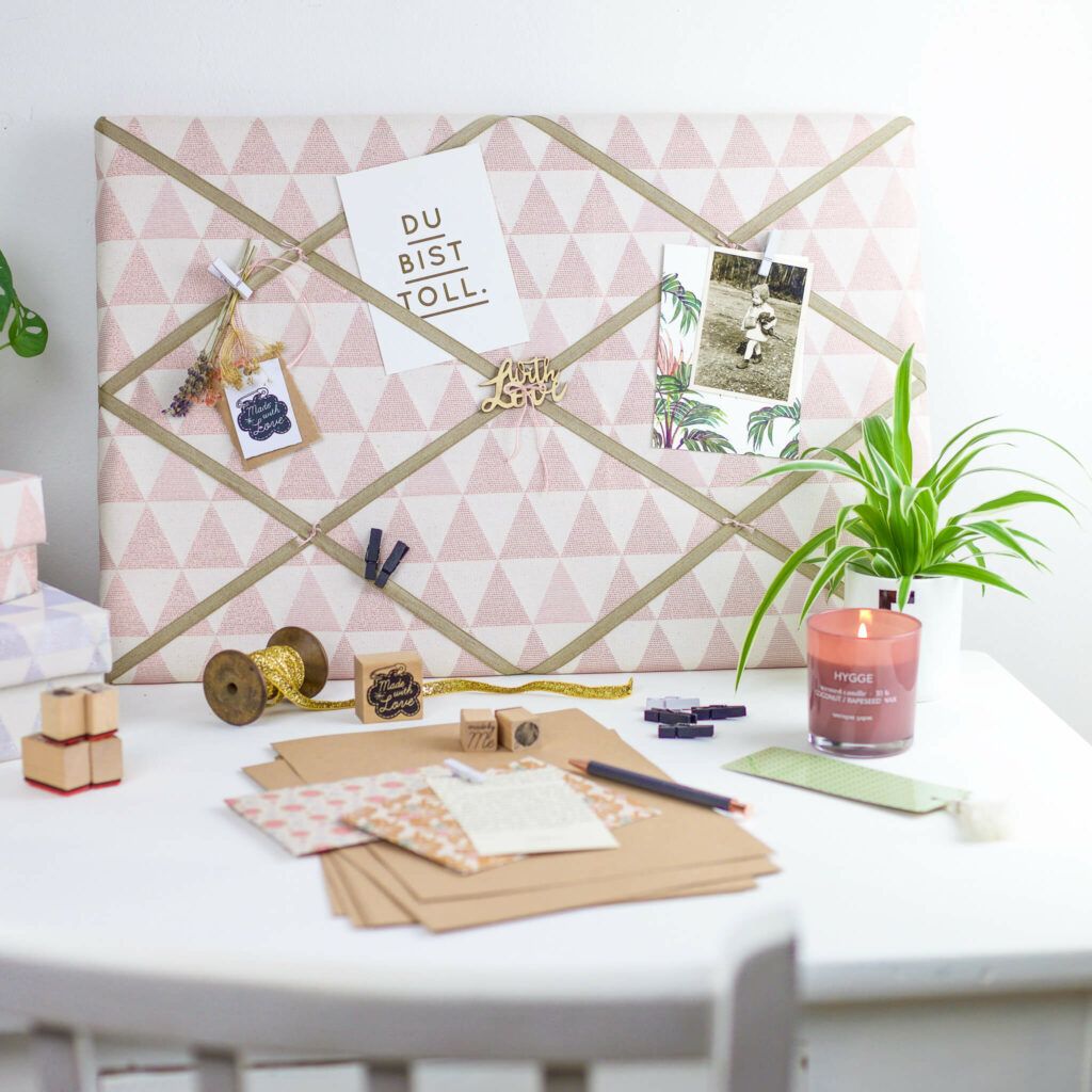 Memoboard aus Stoff DIY