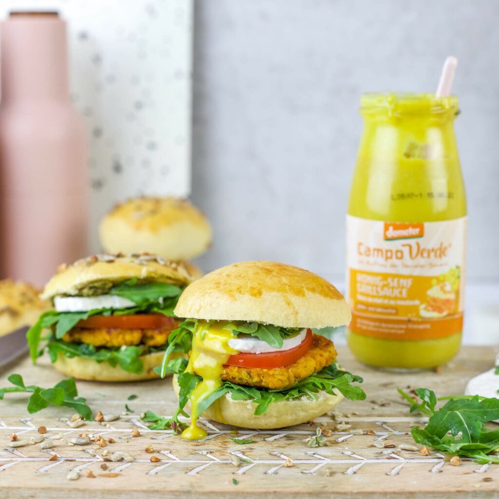 Grillsauce für Kürbis Burger