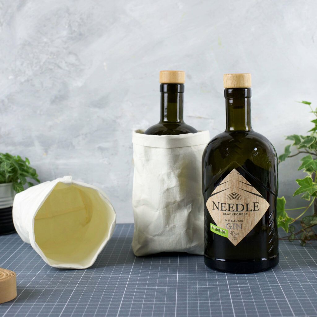 Snappap Beutel umkrempeln und den Rand Umfalten