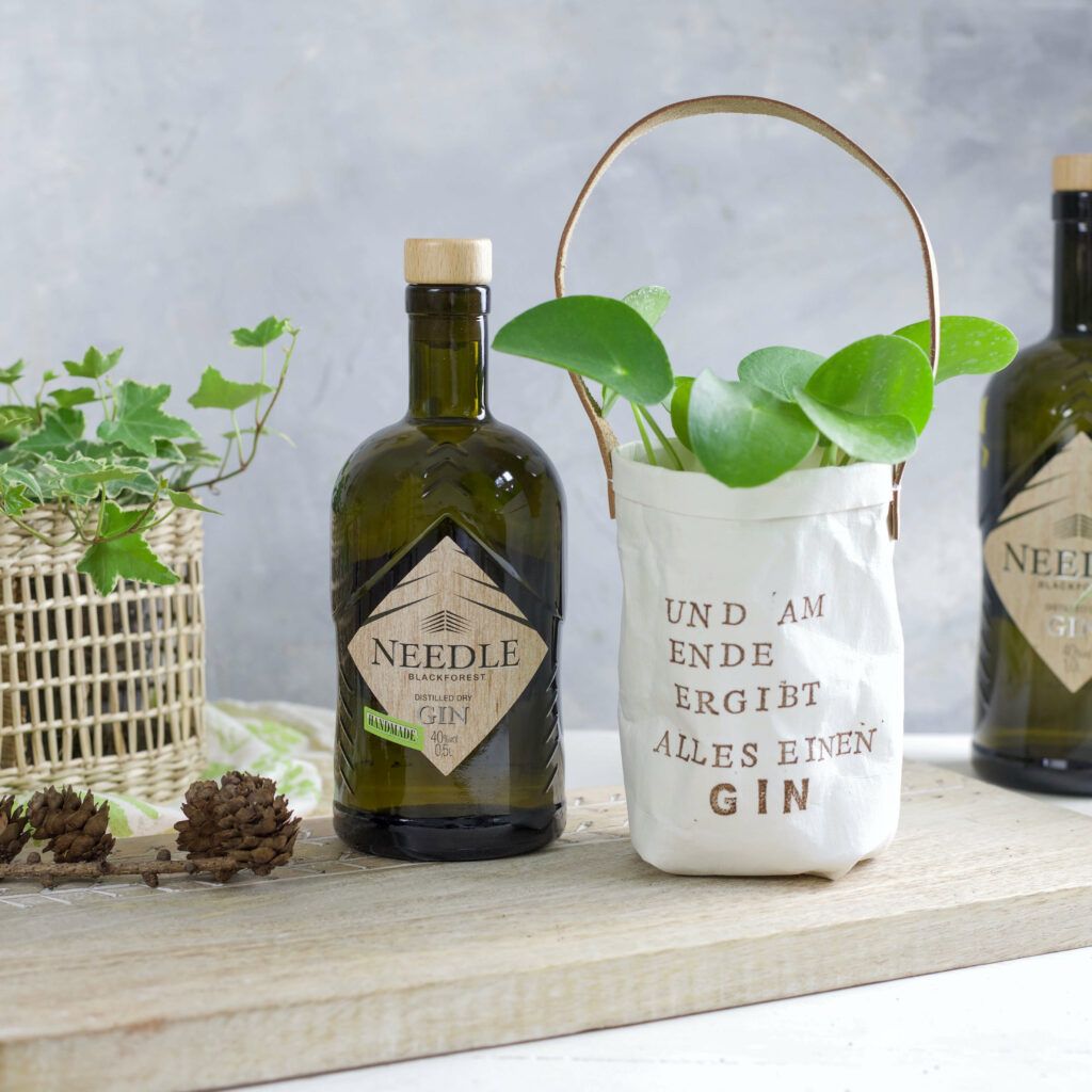 Geschenkverpackung für Flaschen aus SnapPap