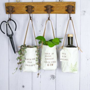 Geschenkverpackung aus Snappap für Flaschen