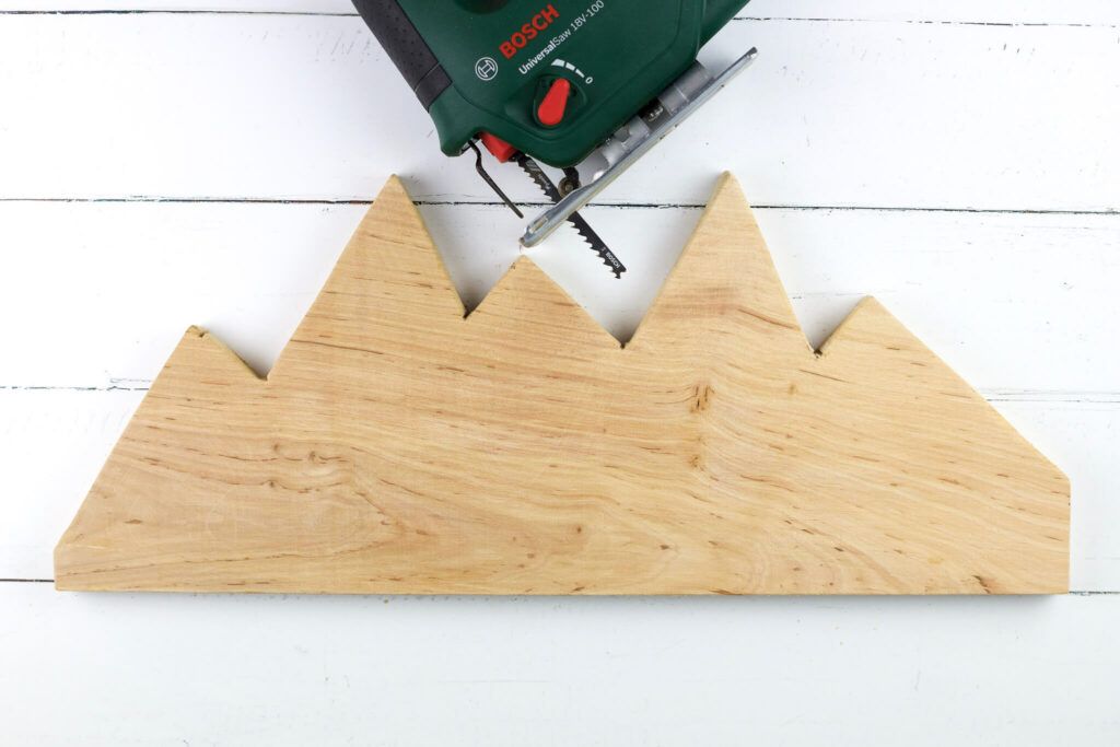 Alpenpanorama mit der Stichsäge aussägen