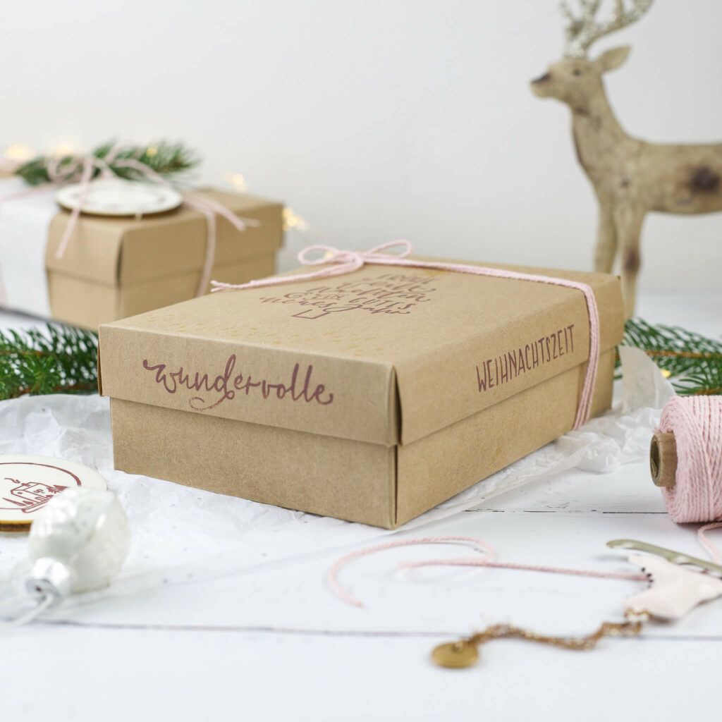 Geschenkbox bestempeln