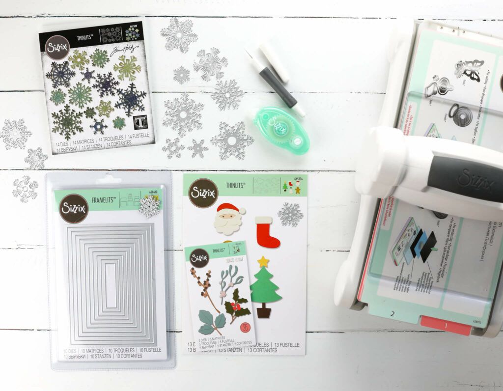 Sizzix Material für Mini Rezeptbuch