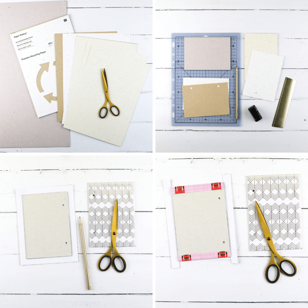 Anleitung für Mini Rezeptbuch