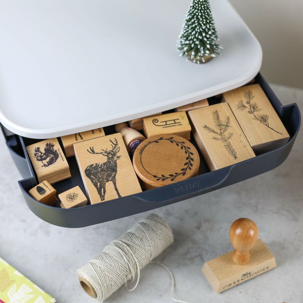 Papiersterne bestempeln