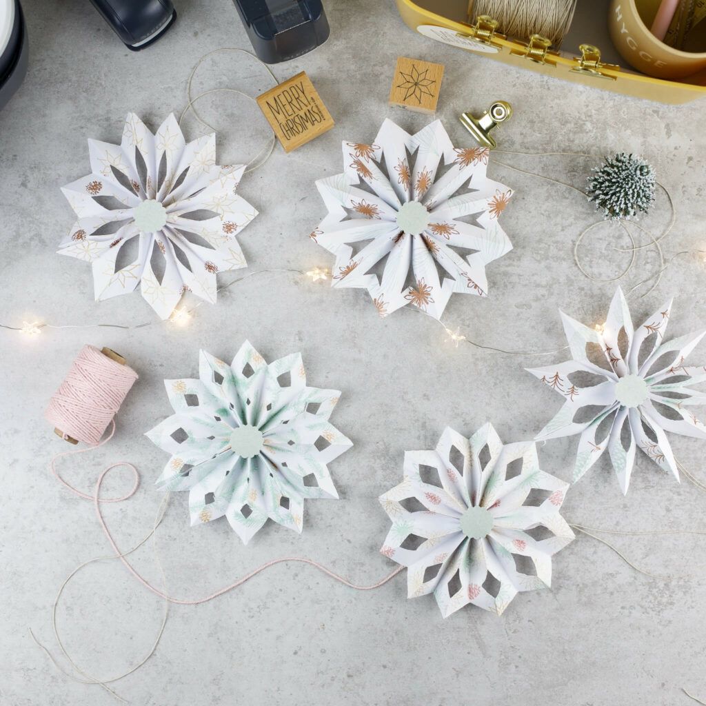 Papiersterne basteln