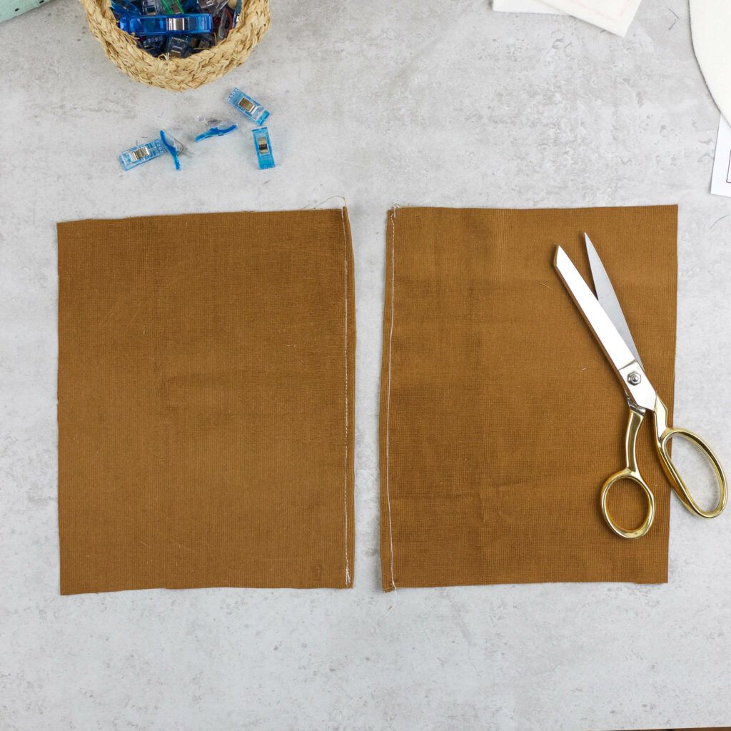 Rückseite für Kirschkernkissen Bär