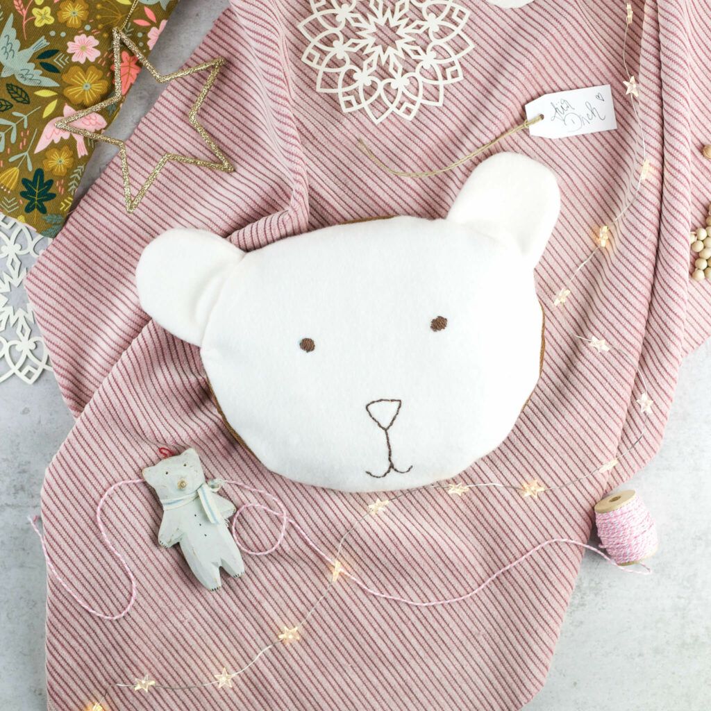 Kirschkernkissen Bär