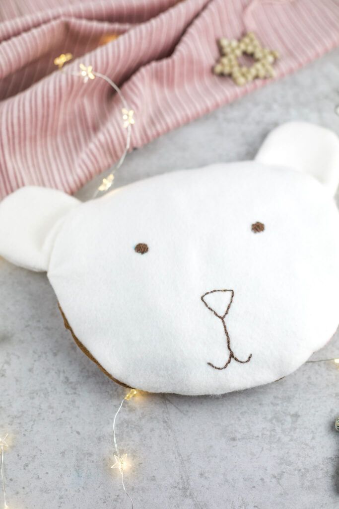 Kirschkernkissen Bär nähen