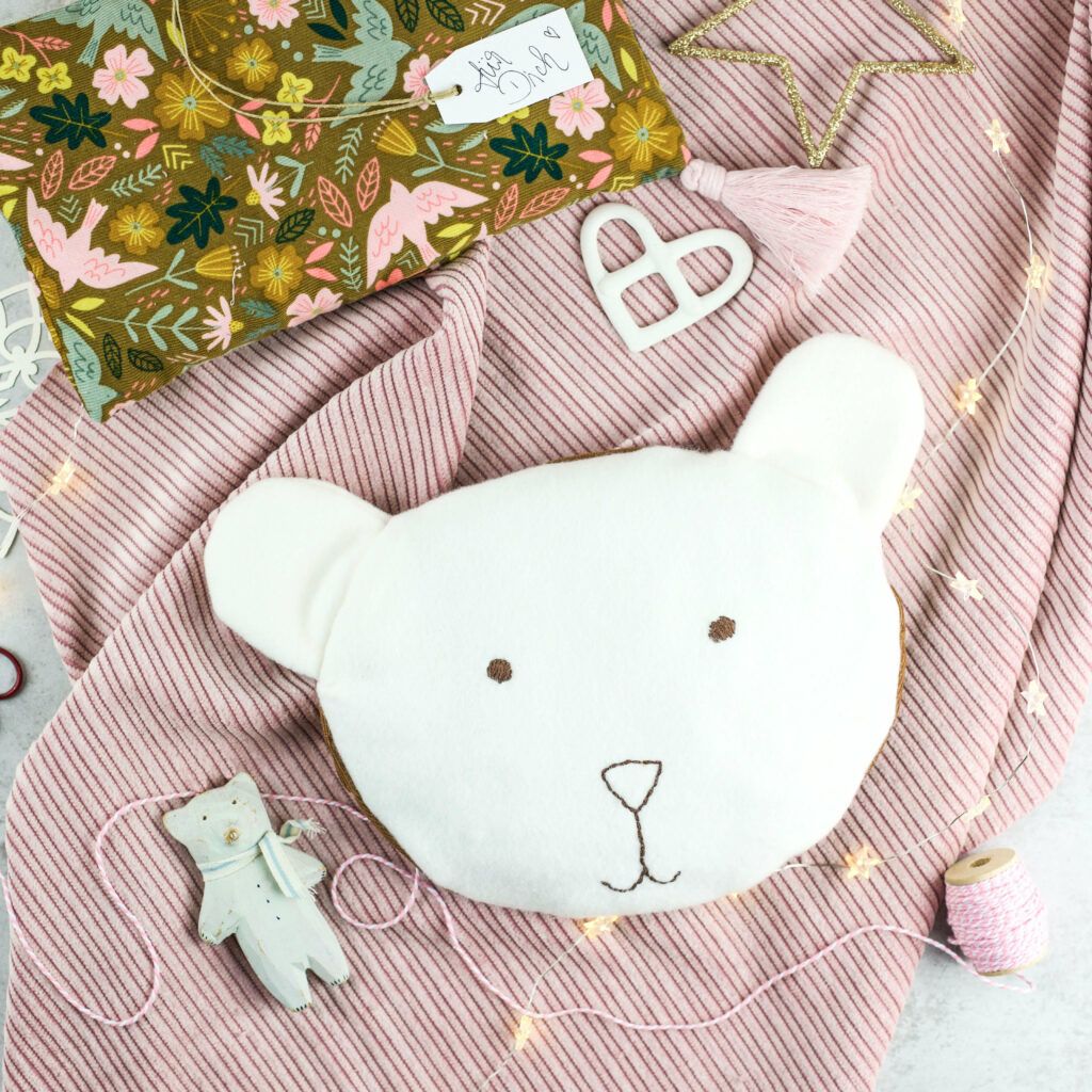 Kirschkernkissen Bär Anleitung