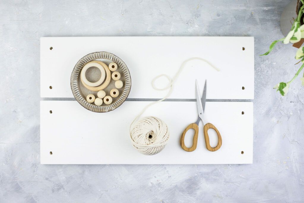 Makramee Wandregal Anleitung