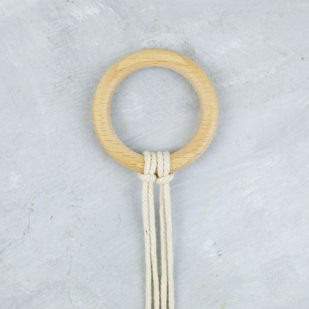 Makramee Wandregal Anleitung