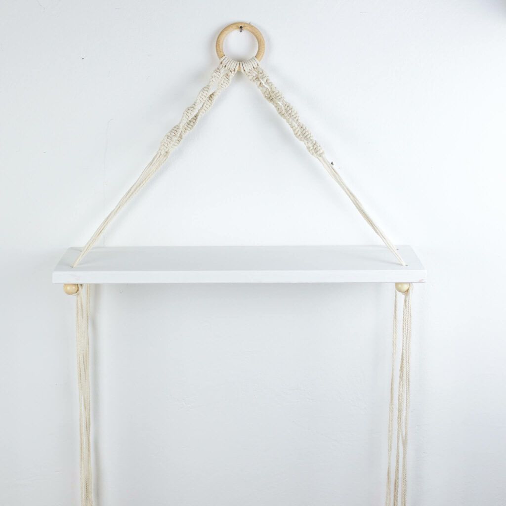 Makramee Wandregal Anleitung