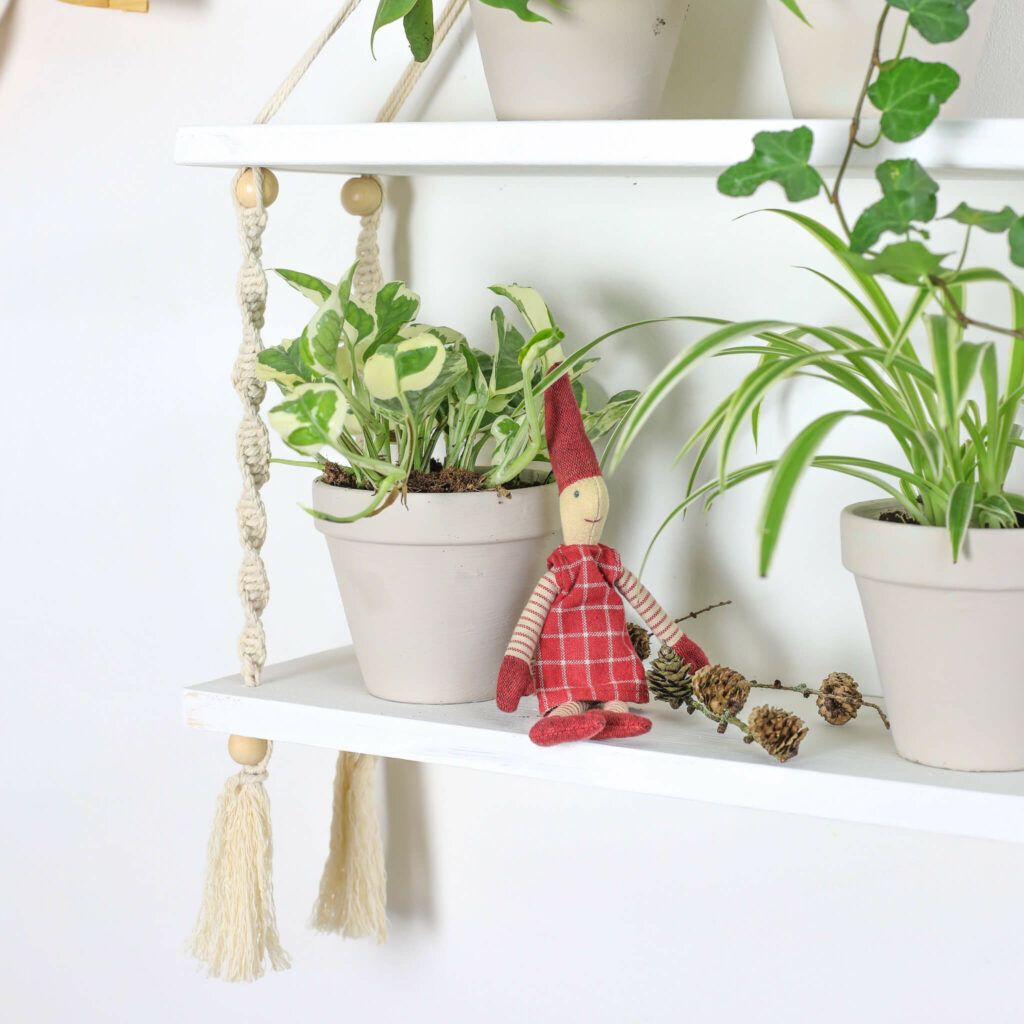 Makramee Wandregal selber bauen