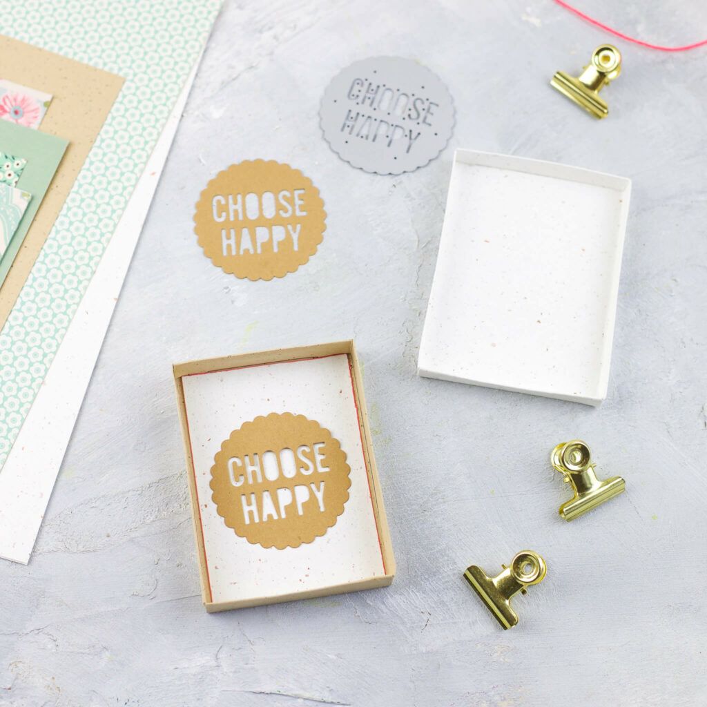 Box für Affirmationskarten basteln