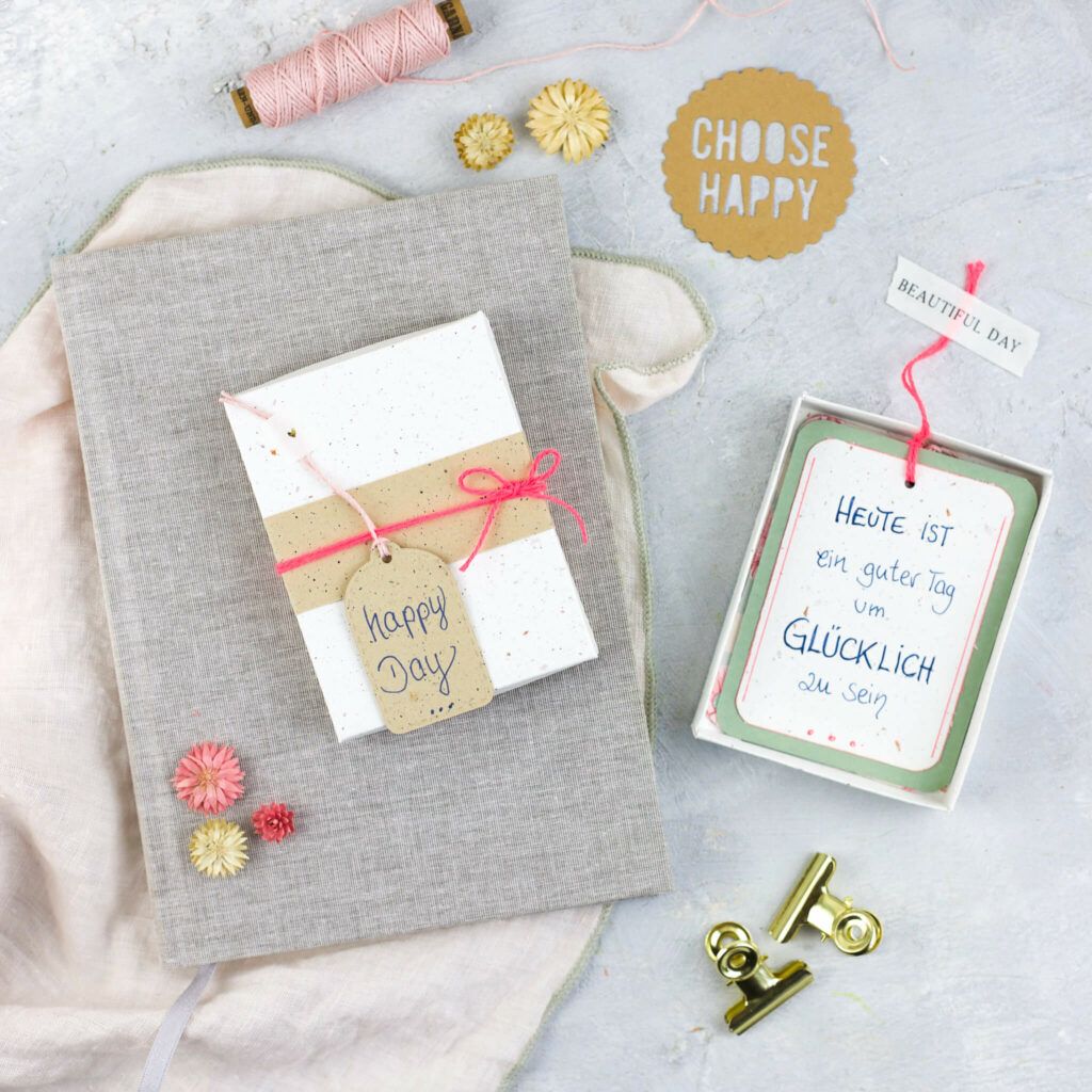 Box für Affirmationskarten selber machen