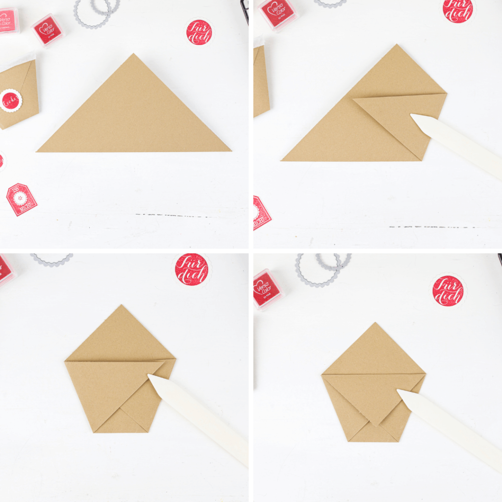 Pommes Schachtel aus papier falten