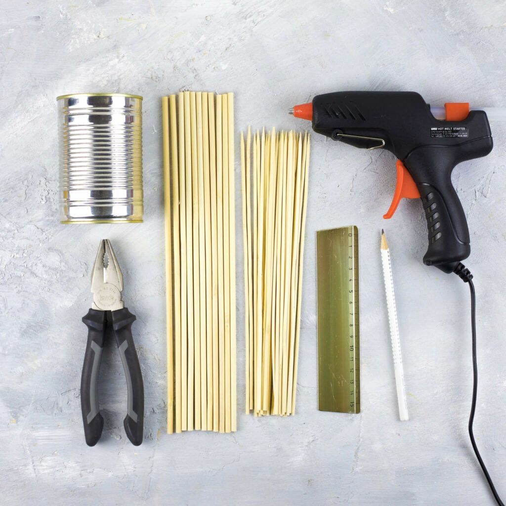 Material für Pflanztöpfe aus Konservendosen