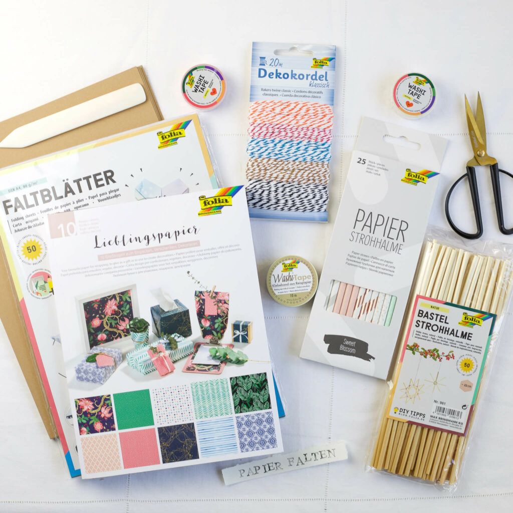 Bastelmaterial für Papierboote Folia