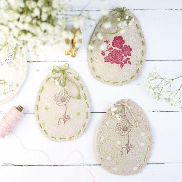 Geschenkverpackung aus Papier zu Ostern