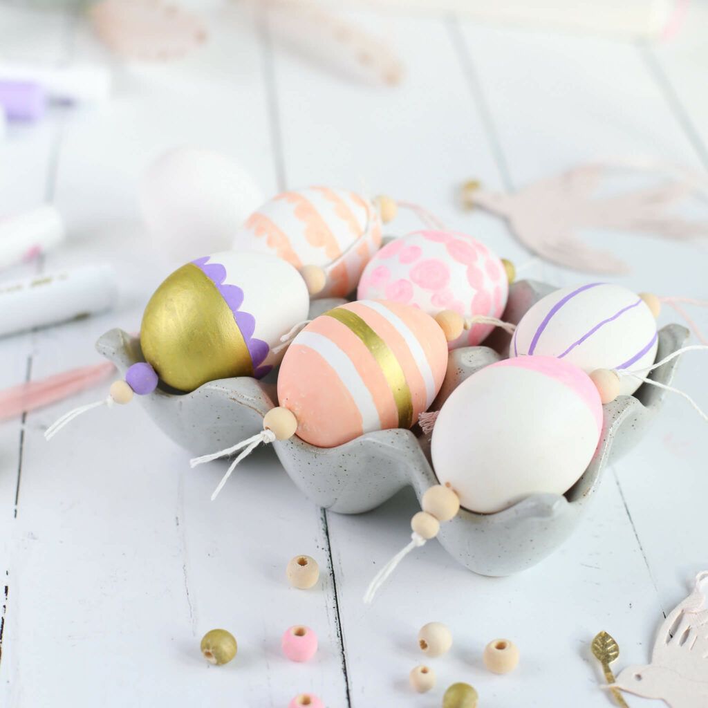 Ostereier frühlingsfrisch bemalt