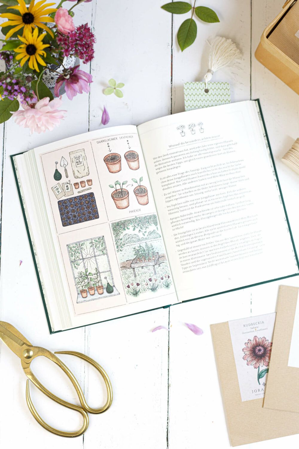 Hitzeresistente Blumen und "Flower Notes" von Jora Dahl