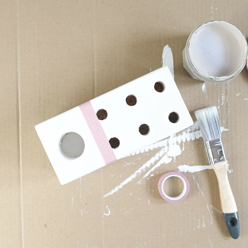 Stifthalter mit Kreidelack lackieren