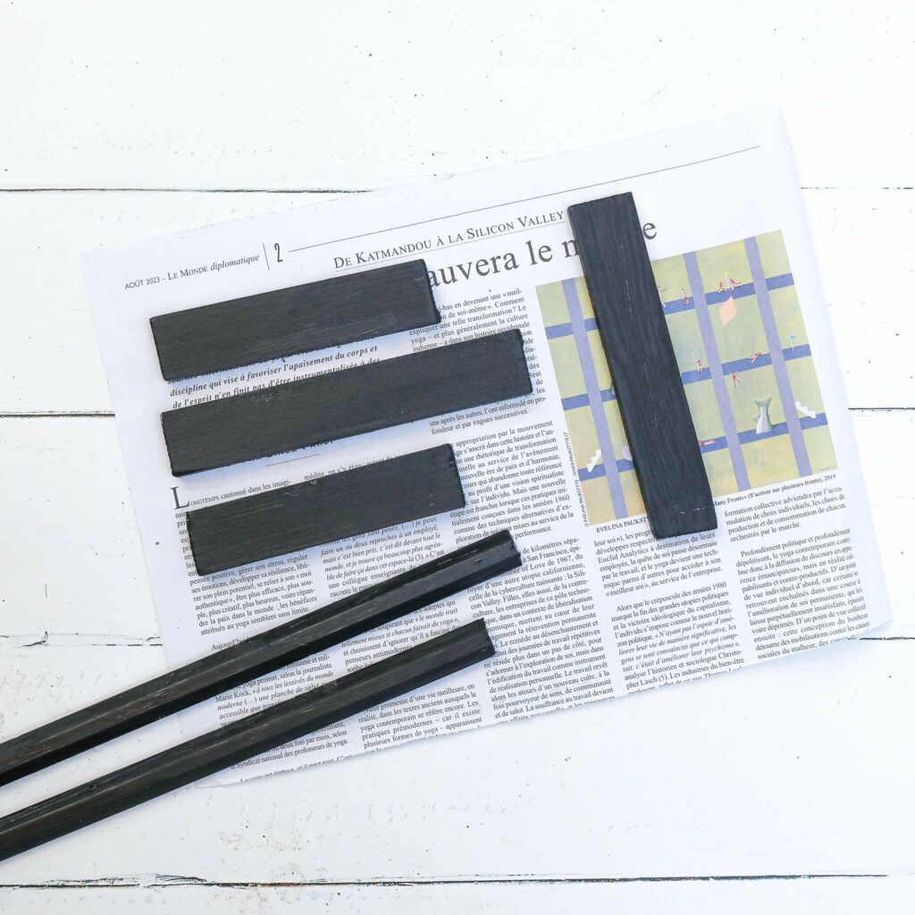 Pflanzenstecker aus Holzresten basteln