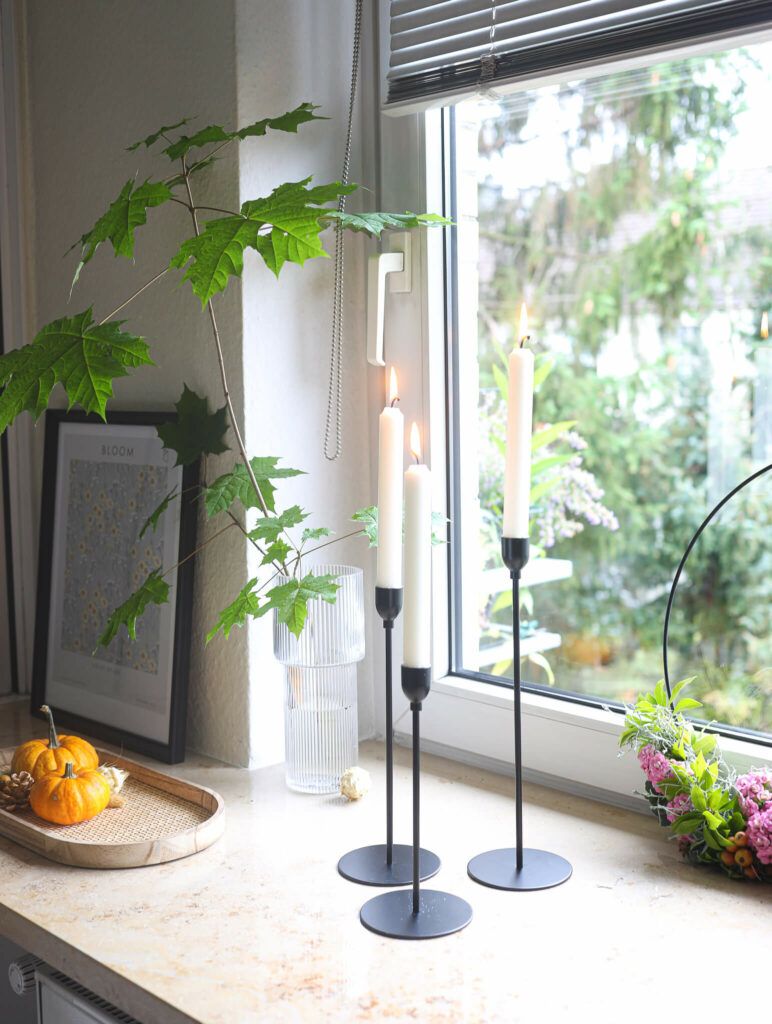 drei Dekoideen für die Fensterbank