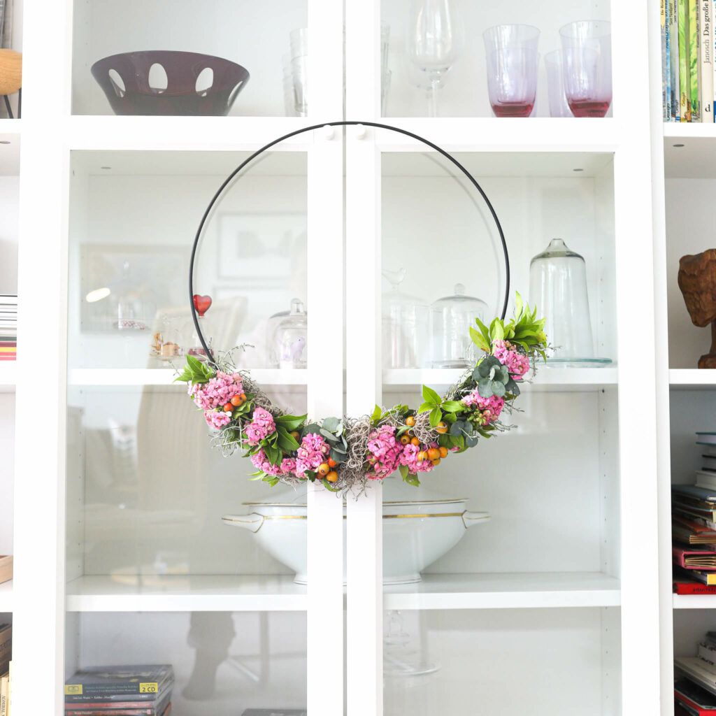 Blumenkranz mit Kalanchoe